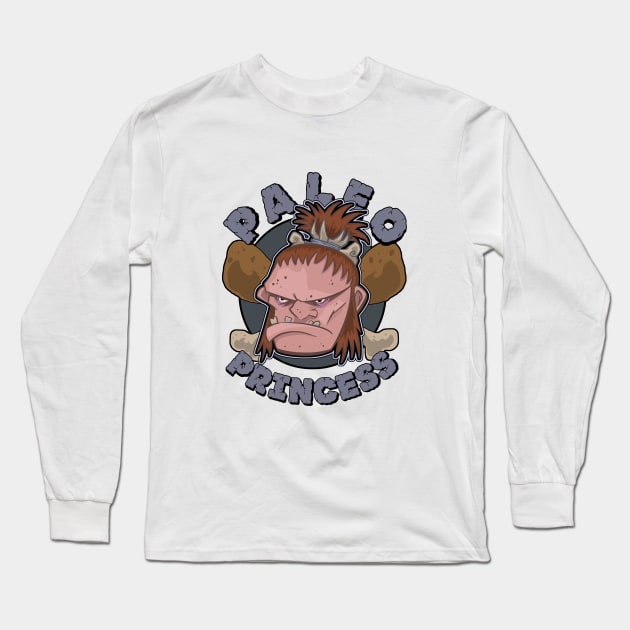 Paleo Princess Long Sleeve T-Shirt by seansweeney